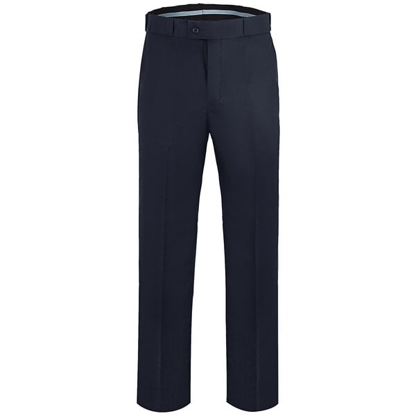 Henry Segal women's navy dress pants with a buttoned waist.