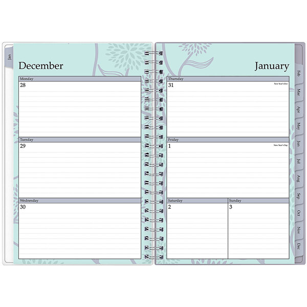 101603 2021 5" x 8" Blue Sky Weekly/Monthly Planner Rue Du Flore