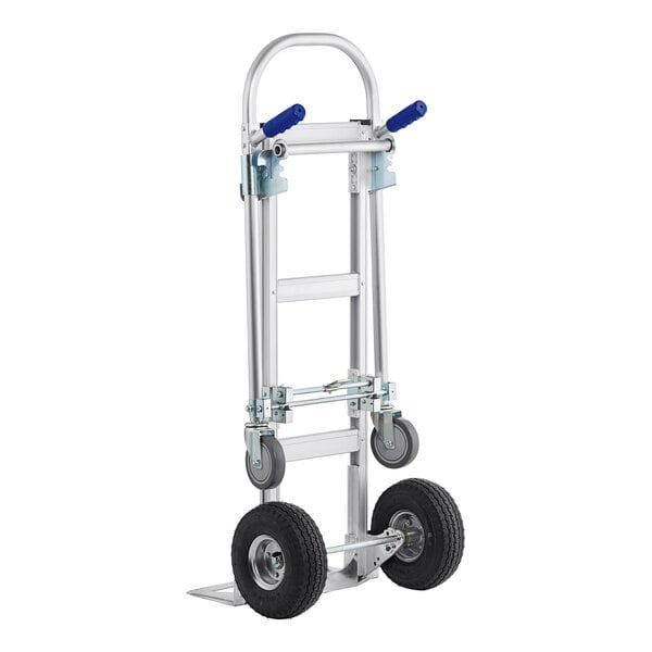 A Lavex hand truck with pneumatic wheels.