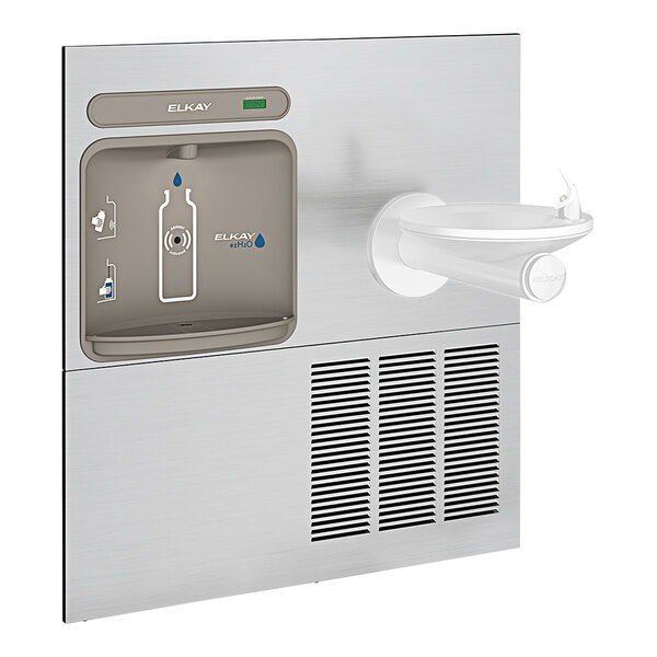 Zurn Elkay EZWS-ERPB8-RF ezH20 RetroFit Non-Filtered Bottle Filling Station with SwirlFlo Fountain - Chilled