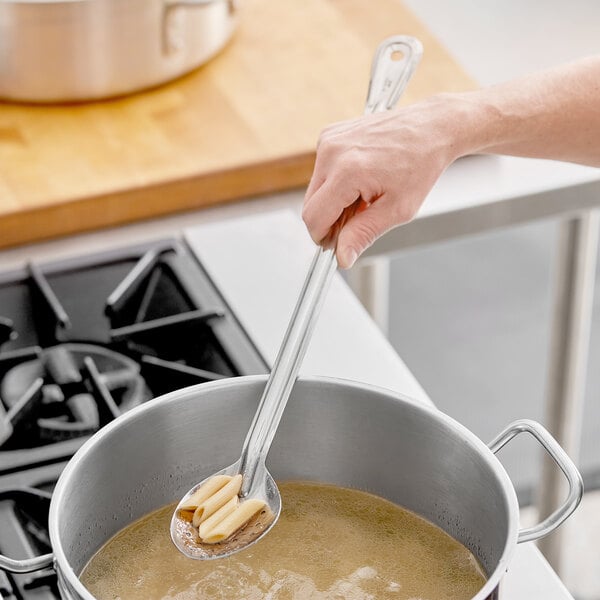 a close-up of a spoon in a pot