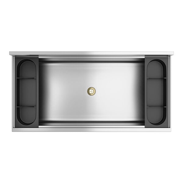 A 5-gallon white plastic pail of Noble Chemical Refresh concentrated deodorizing fluid.