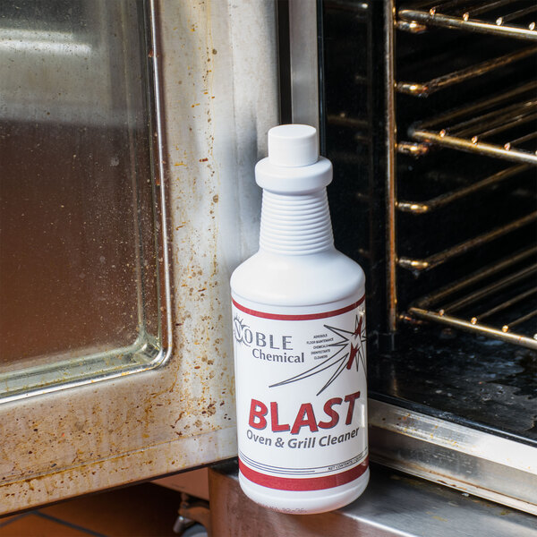 Noble Chemical Blast 1 qt. / 32 oz. Liquid Oven & Grill Cleaner