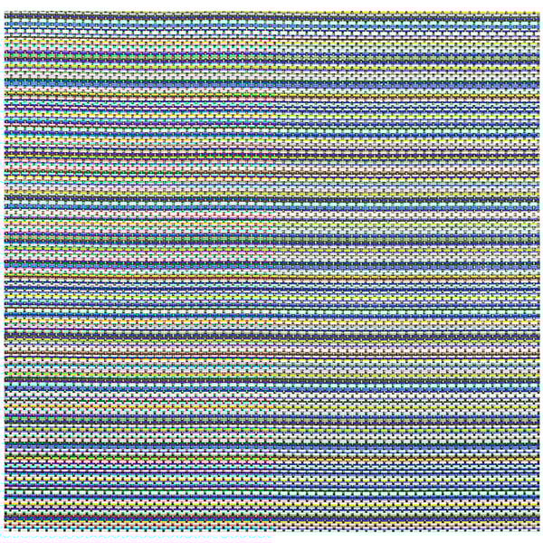 a close-up of a woven mat