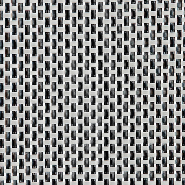 a black and white woven fabric