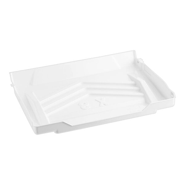 A white plastic tray with four compartments.