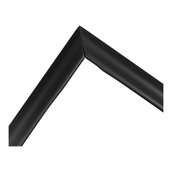 A black door gasket for an Avantco UBB-1G-HC refrigeration unit.