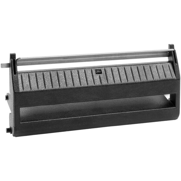 A black rectangular plastic and metal peel off module for a TSC printer.