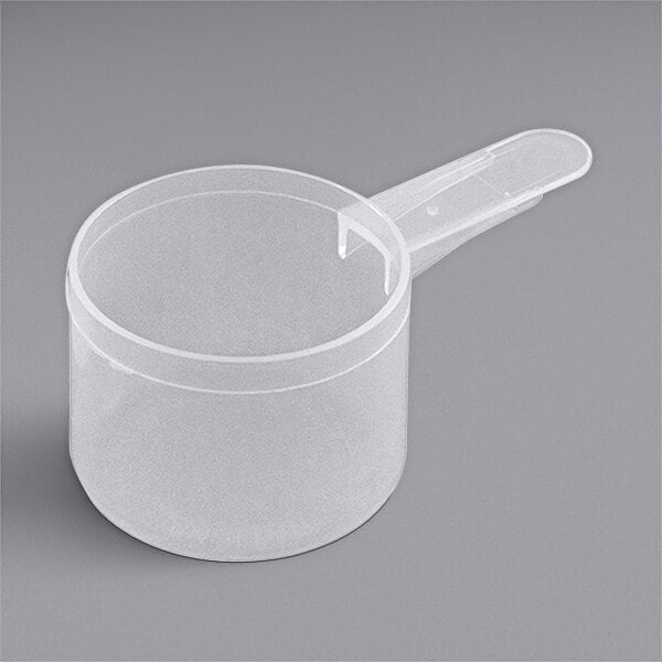 a clear plastic container with a white lid