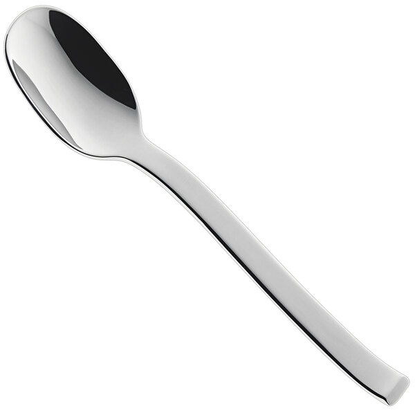 A RAK Porcelain stainless steel dinner spoon with a silver handle.