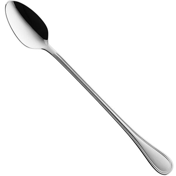 A RAK Porcelain iced tea spoon with a long silver handle.