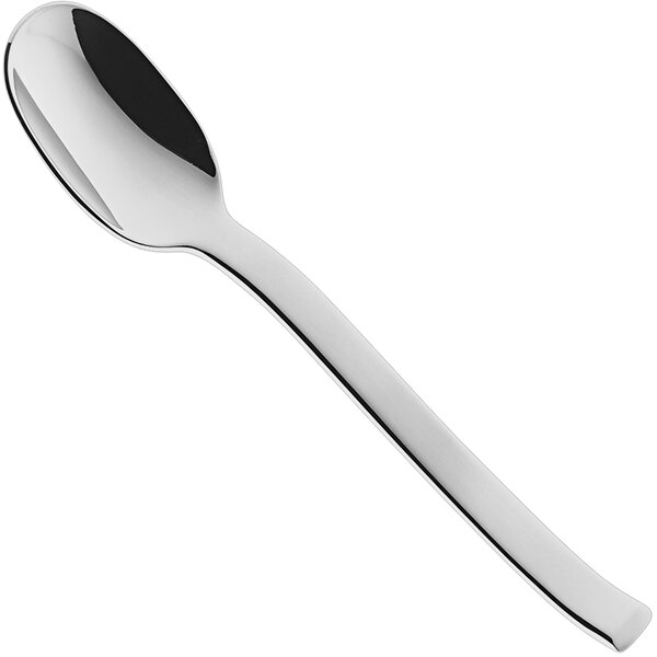 A RAK Porcelain Massilia stainless steel teaspoon with a silver handle.