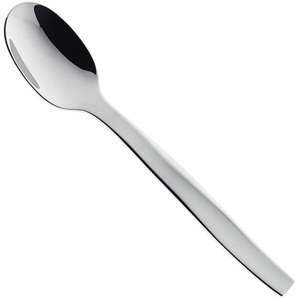 A RAK Porcelain stainless steel teaspoon with a black handle and silver spoon.