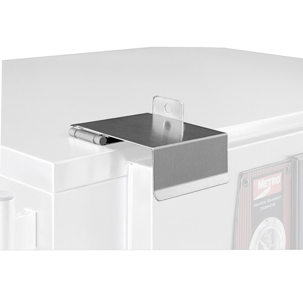 A Metro Travel Hatch bracket on a white surface.