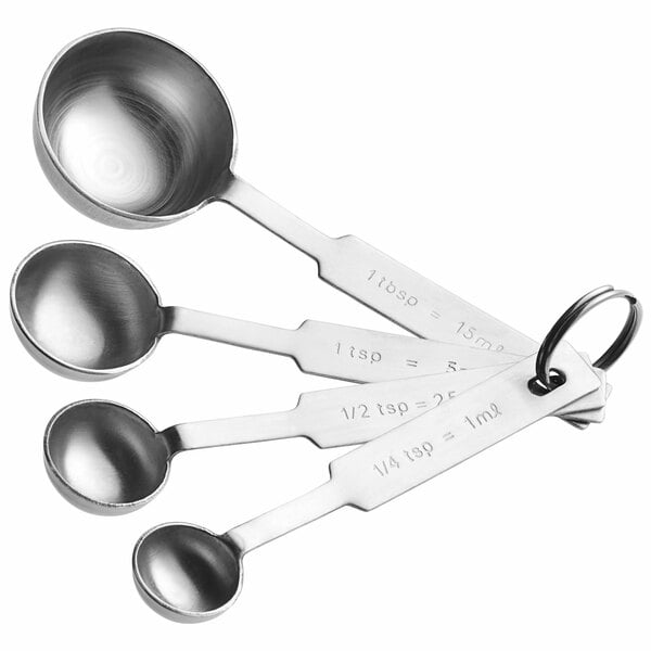 4pc Stainless Steel Measuring Spoon Set Kitchen Utensil Baking Cooking Tool New 