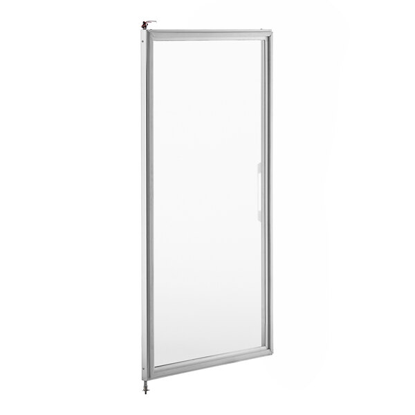 a white door with a glass door