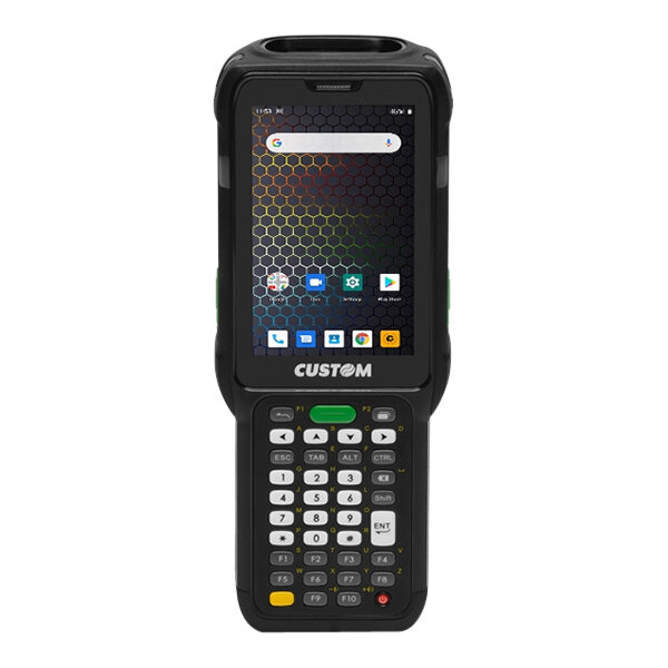 A Custom K-Ranger handheld computer with a brick keyboard and screen.