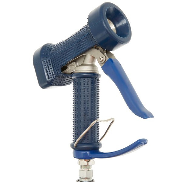 A blue and grey T&S front trigger water gun.