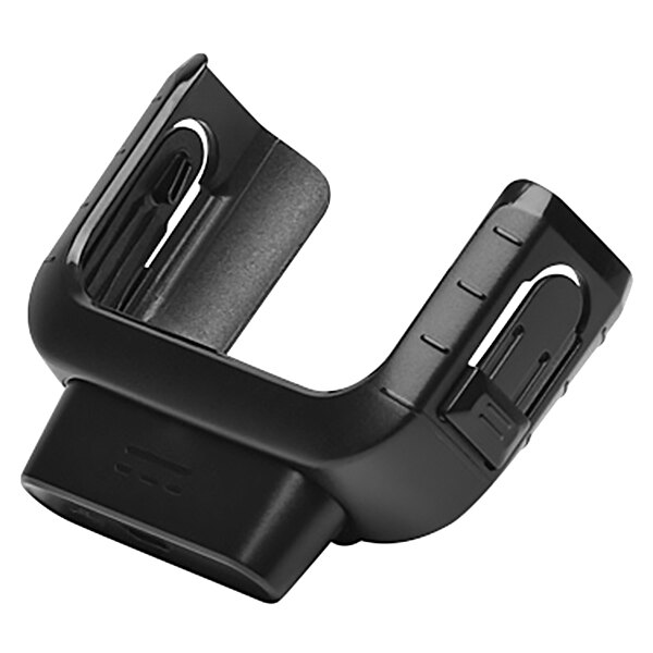 A close-up of a black Custom Snap Clip for a K-Ranger.