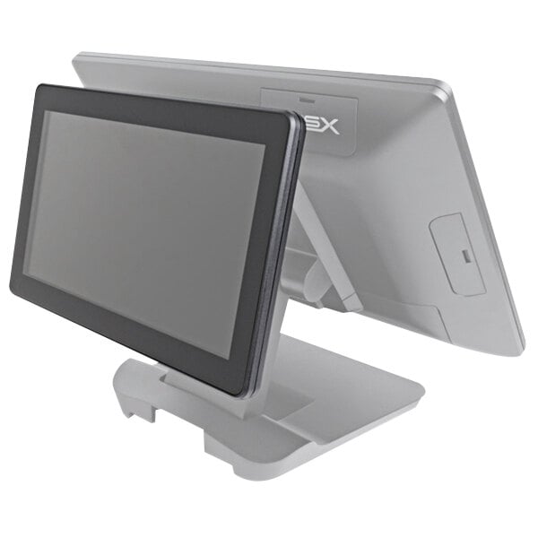 A close-up of a Custom LCD rear display for a computer.