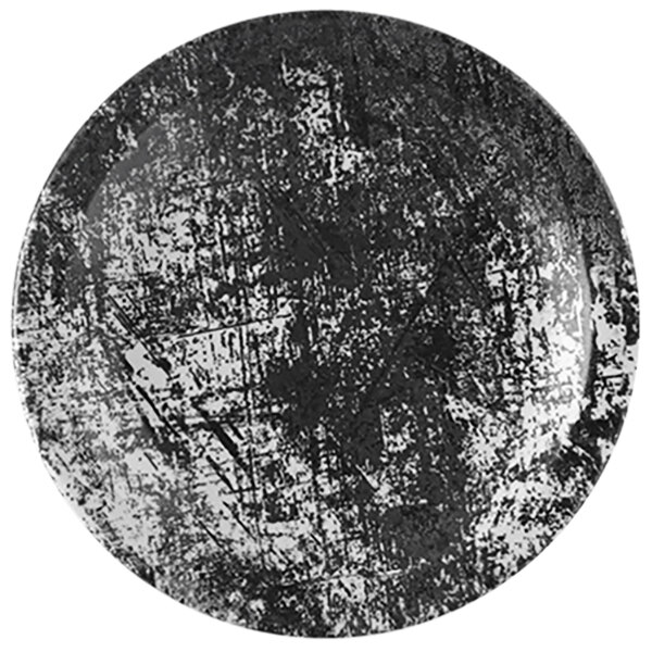 a close-up of a black and white photo