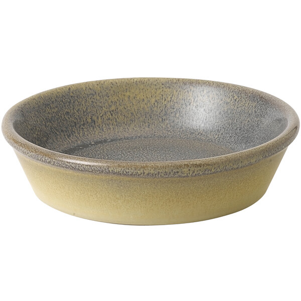 A close-up of a Dudson Evo matte granite stoneware bowl.