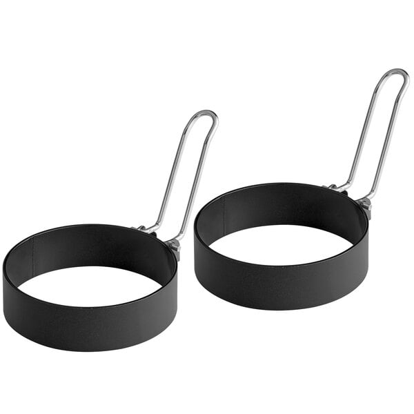 EGG RING 3'' ROUND STAINLESS STEEL   set of 2