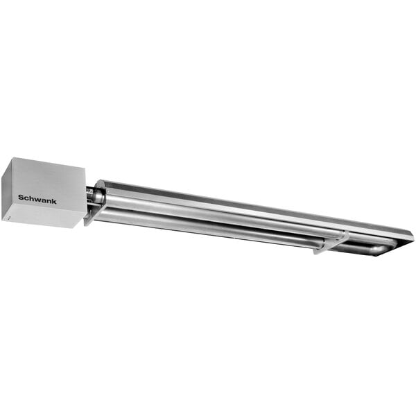 A long stainless steel Schwank patio heater tube.