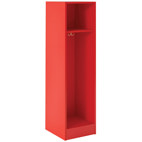 a red rectangular object with a white background