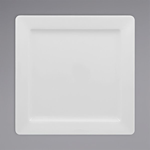 A white square RAK Porcelain Polaris plate.