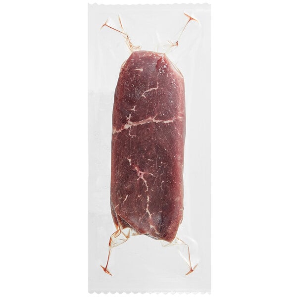 A Rastelli's Black Angus Coulotte Steak in a plastic package.
