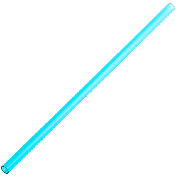 A blue Franmara reusable straw.