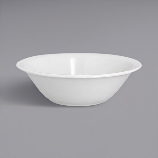 A RAK Porcelain bright white cereal bowl.