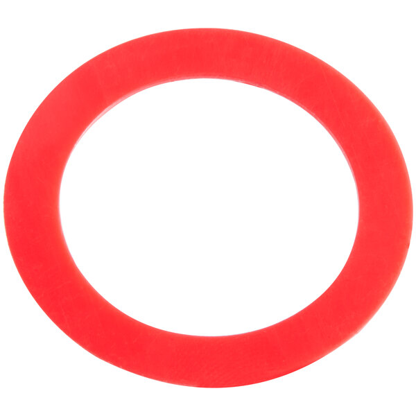 A red rubber Sloan A31 gasket.