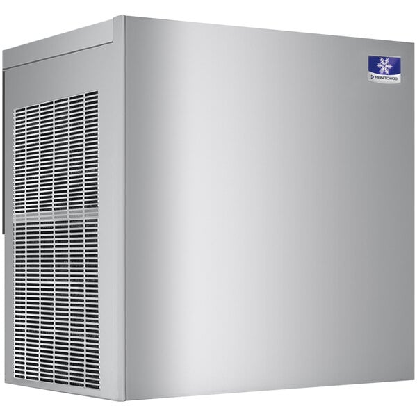 A white rectangular stainless steel vent with a Manitowoc logo on it.