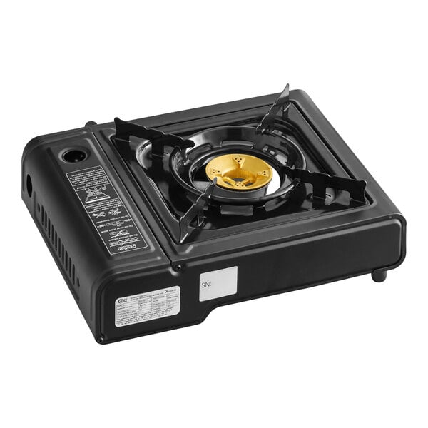 Choice 1-Burner High Performance Butane Range / Portable Stove with Brass Burner - 8000 BTU