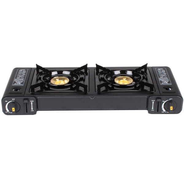 2-Burner High Performance Butane Countertop Range / Portable Stove with ...