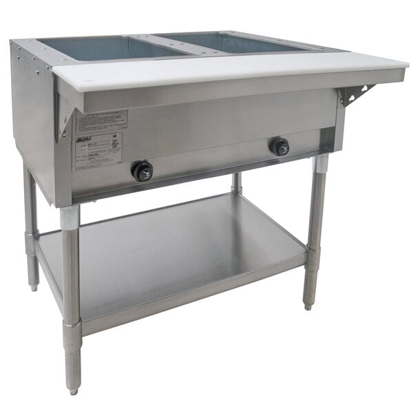 Eagle Group Sht2 Natural Gas Steam Table Two Pan All Stainless