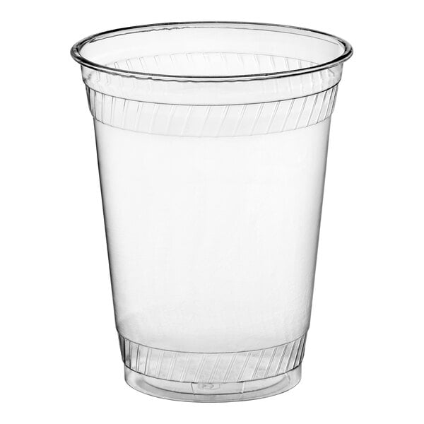 Fabri-Kal GC16S Greenware 16/18 oz. Compostable Clear Customizable Plastic Cold Cup - 1,000/Case