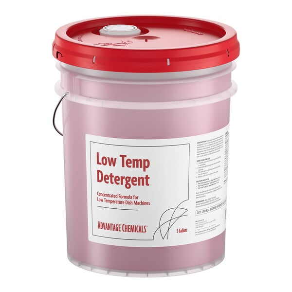 Advantage Chemicals 5 gallon / 640 oz. Low Temperature Concentrated Dish Washing Machine Detergent