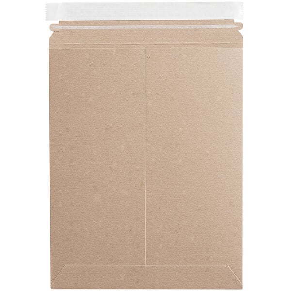 A brown Lavex Stayflats envelope with a white strip.