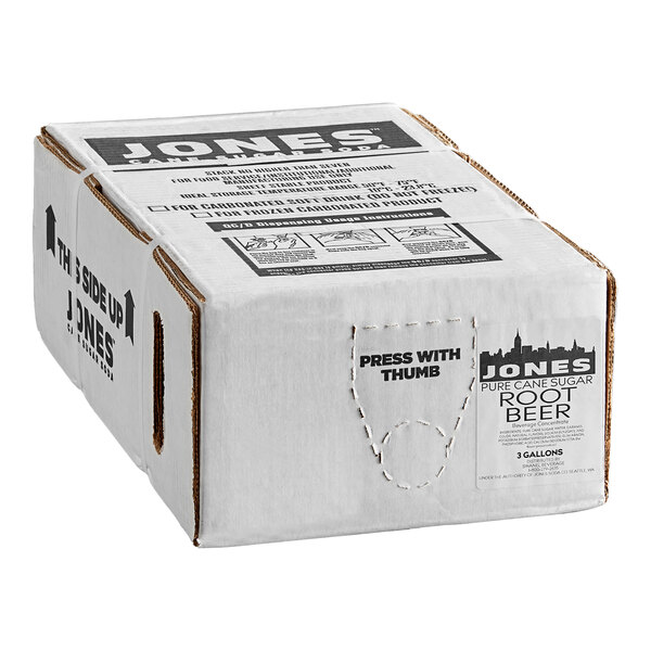 Jones Root Beer Beverage / Soda Syrup 3 Gallon Bag in Box