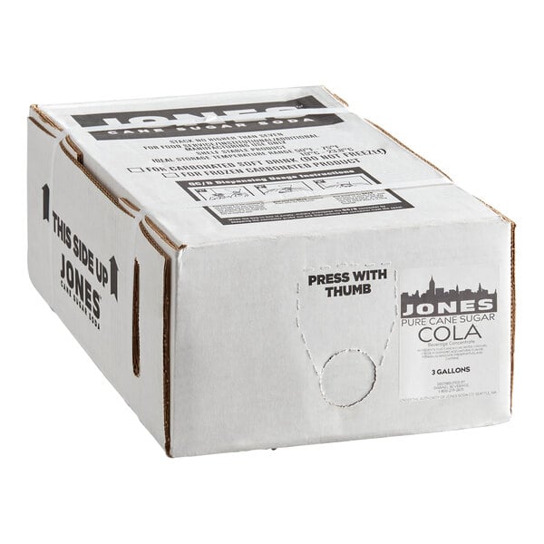 Jones Cola Beverage / Soda Syrup 3 Gallon Bag in Box