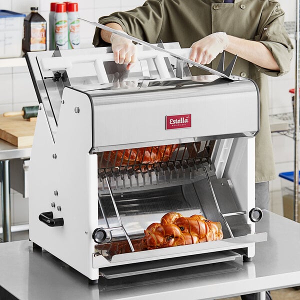 Professional Bread Slicer Labor-saving Toast Slicer Food Grade Wide  Application Bread Loaf Cutter Slicing Machine