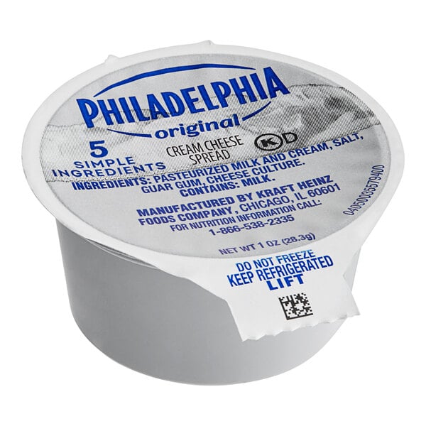 Philadelphia 1 oz. Original Cream Cheese Spread Portion Cup 