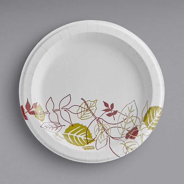 Dixie Ultra Pathways Heavy Weight 6.5 x 9 inch Oval Paper Platter
