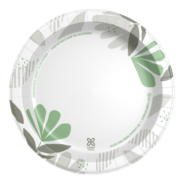 Dixie Ultra Pathways 8 1/2" Heavy Weight Paper Plate - 500/Case