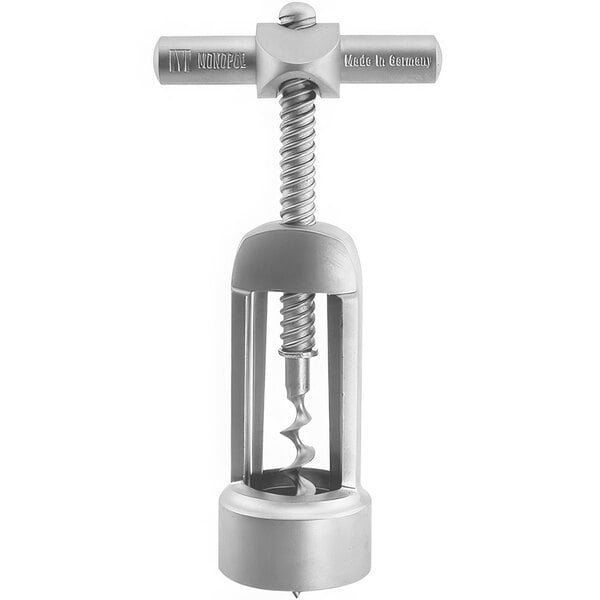 A Monopol Bell Barolo corkscrew with a metal handle and screw.