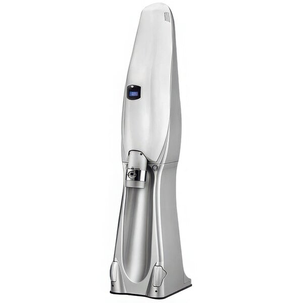 A silver and white Franmara ElectroPull II Professional Electric Uncorking Machine.