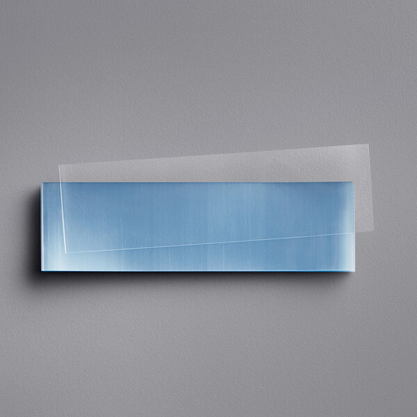 a blue wall with a white border